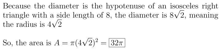 Find the area of the circle:-example-1