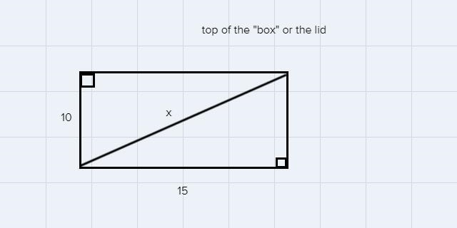 Use the Pythagorean Theorem to solve for x and y below:-example-1