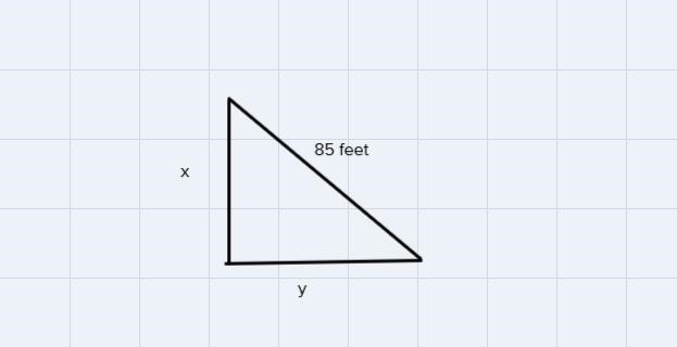 The long leg of a right triangle is 71 feet longer than the short leg.The hypotenuse-example-1