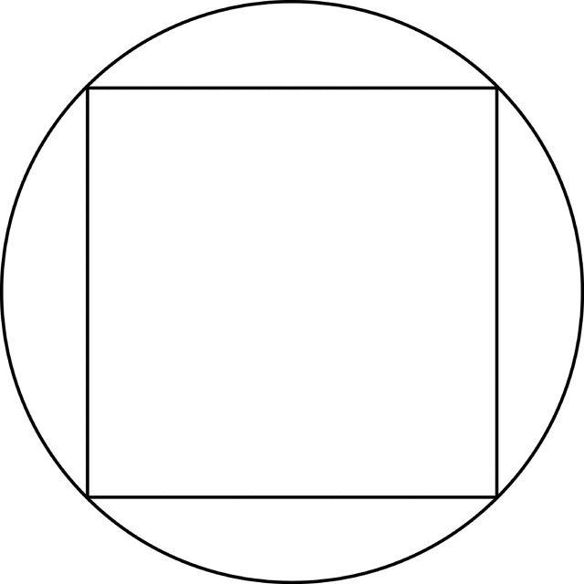 Construct an equilateral triangle inscribed in this circle:Construct a square inscribed-example-2