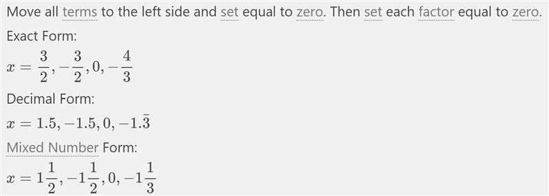 (4x² - 9)(3x² + 4x) = 0-example-1