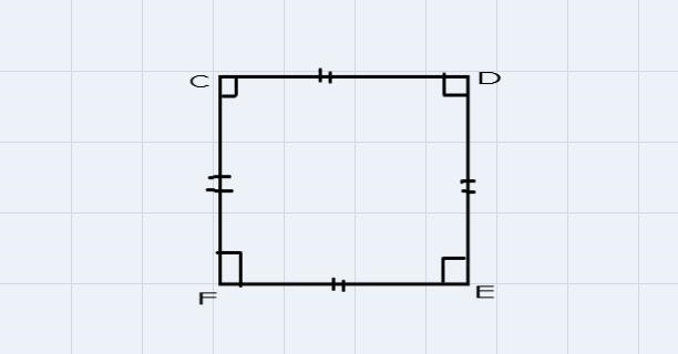 Choose ALL answers that describe the polygonCDEFifCD~DE~ EF ~ FC,mLC= 90° mLD = 90°, mLE-example-1