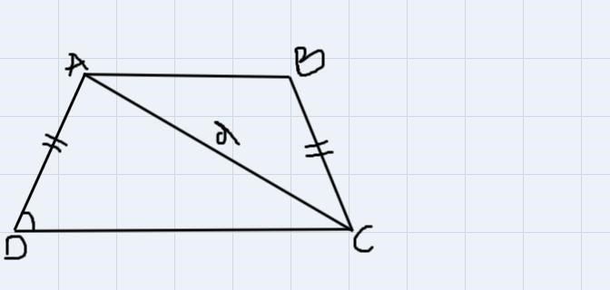 The longer base of an isosceles trapezoid measures 23 ft. The nonparallel sides measure-example-1