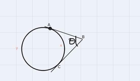 In the figure to the right, lines that appear to be tangent are tangent, and O is-example-1