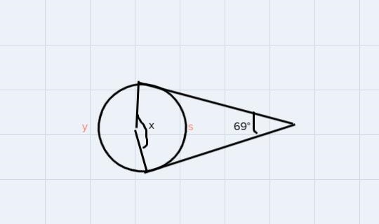 In the figure to the right, lines that appear to be tangent are tangent, and O is-example-2