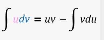 Make substitutions in the integration by parts formula and simplify.-example-1