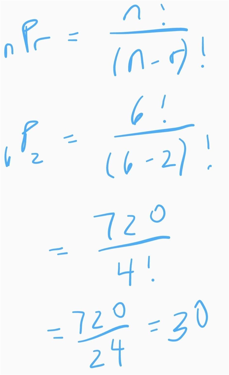 Hey guys, I need your help! The whole permutation stuff is pretty new to me. My teacher-example-1