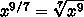 Rewrite the following expression X 9/7-example-1