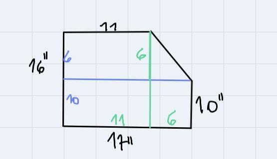 Find the area if the figure below in square inches-example-1