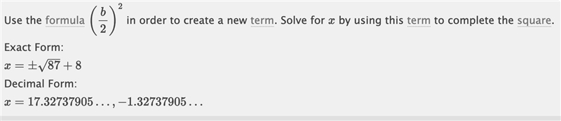 What number must you add to complete the square? x^2 - 16x = 23 A. -8 B. -64 C. 64 D-example-1