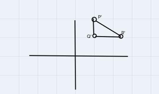 A right triangle with vertices P(-3,9) Q(-3,5) R(-7,5) is reflected on the y-axis-example-2