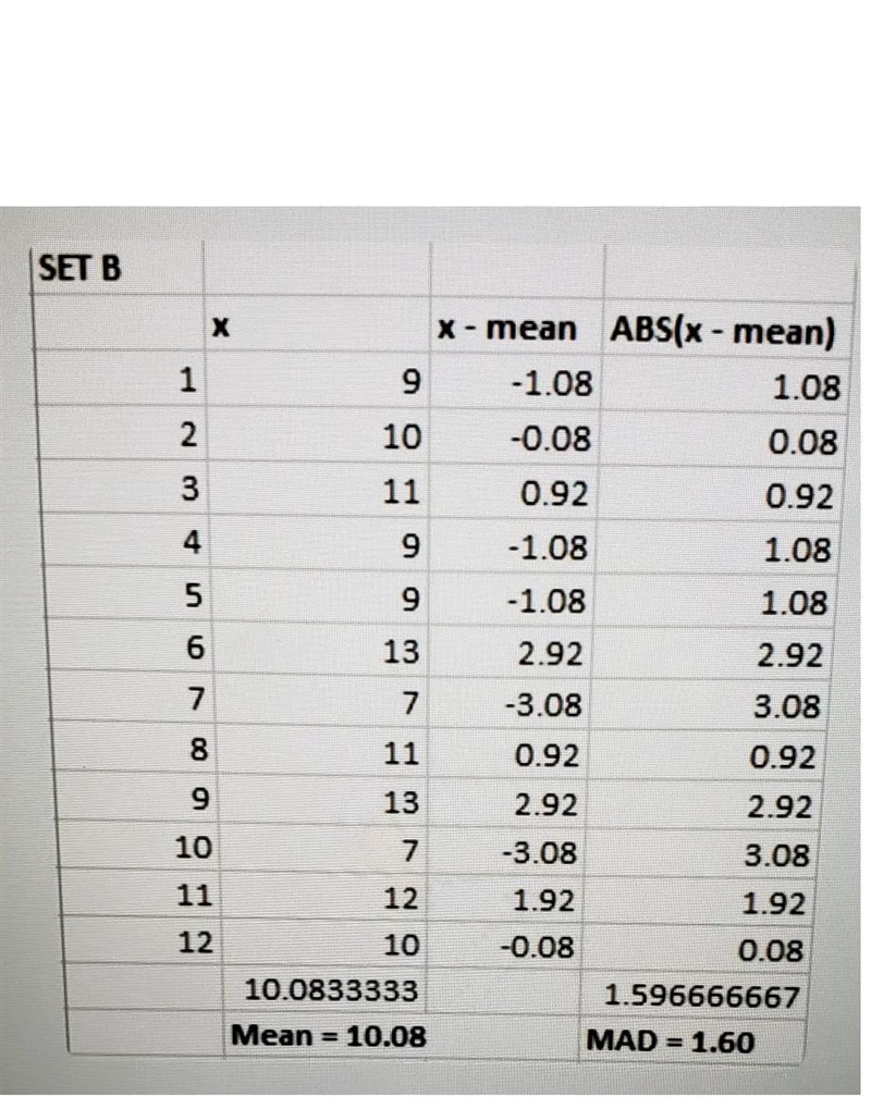 I have 2 sets of numbers and need to calculate the percentage between them.-example-1