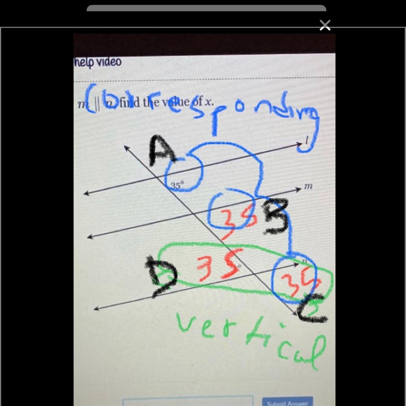 Given n, find the value of x. I think the answer is 109 but I’m not sure-example-1