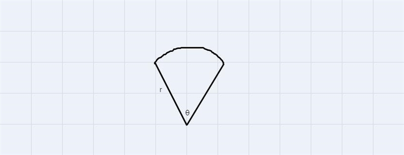 Ramsay cuts out a piece from a circular cardboard for a school project. The radius-example-1