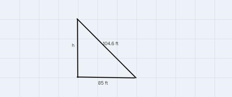 A pyramid has a square base of 120ft. On a side. The four slant faces are all congruent-example-3