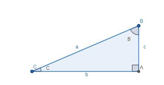 When doing right triangle trigonometry how do you determine which sine you use like-example-1