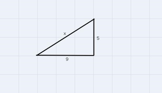 Given the triangle below, write the value of y in simplest radical form:-example-1