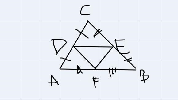 From the diagram below, if side AB is 36 cm., side DE would be ______.-example-1