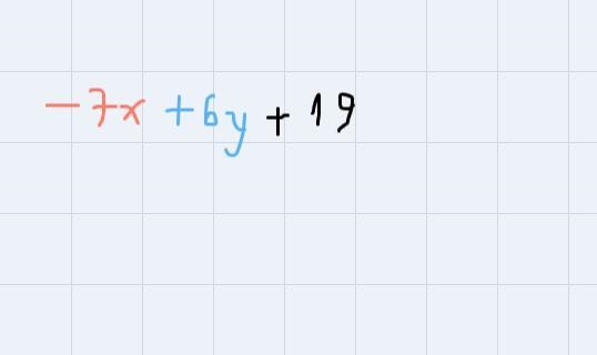 combined like terms directions : mark like terms with colors or symbols. write answers-example-2