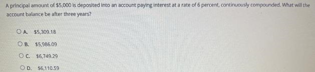 (calc exponential growth and decay calculus!) a principal amount of $5000 is deposited-example-1