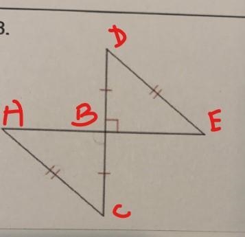 Can you prove these triangles are congruent from the information given?-example-1