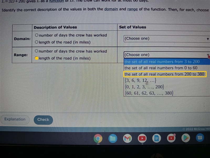 A construction crew is lengthening a road. Let I be the total length of the road (in-example-2