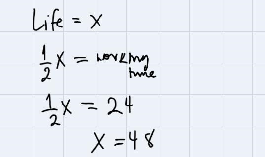 (1) I spent 1/8th of my life as a child before I started school. Then, Ispent 3/8th-example-1