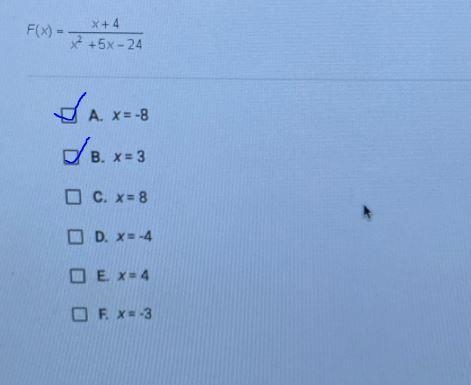 At which values of x does the graph of the function F(x) have a vertical asymptote-example-1