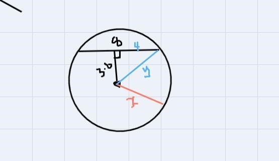 Find the radiys of circle J. Segment KL has a length of 8 (ROUND YOUR ANSWER TO THE-example-1