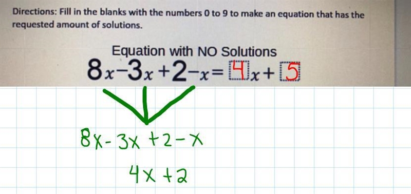 Directions: Fill in the blanks with the numbers 0 to 9 to make an equation that has-example-2