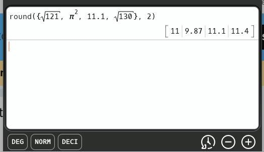 List the following in descending order. √121, pi², 11.1, √130-example-1