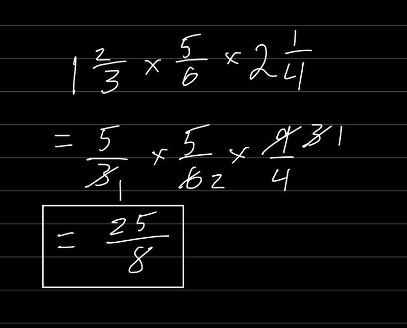 What is 1 2/3 x 5/6 x 2 1/4-example-1