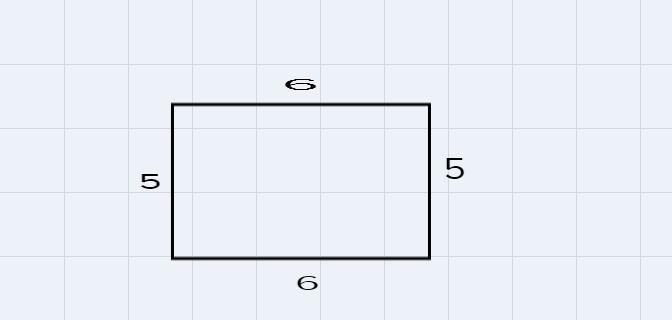 the problems. Su drew a rectangle that is 6 inches long and 5 inches wide. What is-example-1