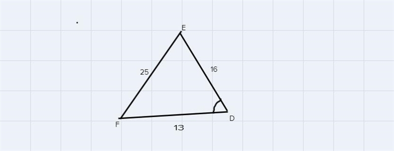 In DEF, d = 25, e = 13, and f = 16.......-example-1