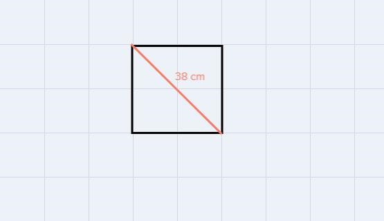 what is the side length of the smallest Square plate on which a 38cm chopstick can-example-1