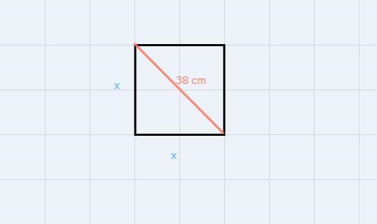 what is the side length of the smallest Square plate on which a 38cm chopstick can-example-2