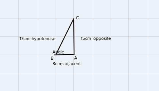 Determine each ratio as a decimal to four places, then find the angle to the nearest-example-1