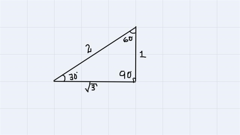 The side lengths of a 30-60-90 are in the ratio What is sin 60°?-example-1