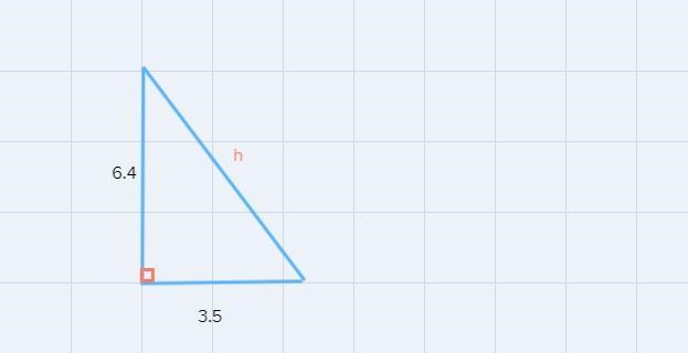 What is the length of the missing side of the triangle rounds the nearest 10th necessary-example-1