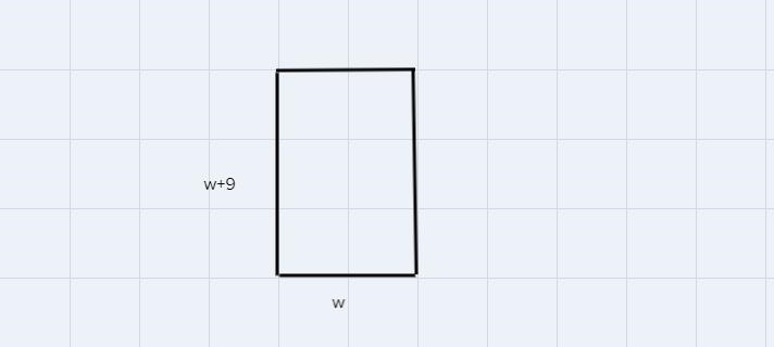 A rectangular room is 9 feet longer than it is wide. The area of the room is 360 square-example-1