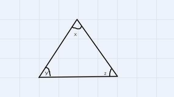 The sum of the measures of the angles in a triangle equal-example-1