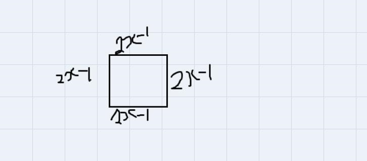 It takes 36 inches to trace the perimeter of a given space. If one side the square-example-1