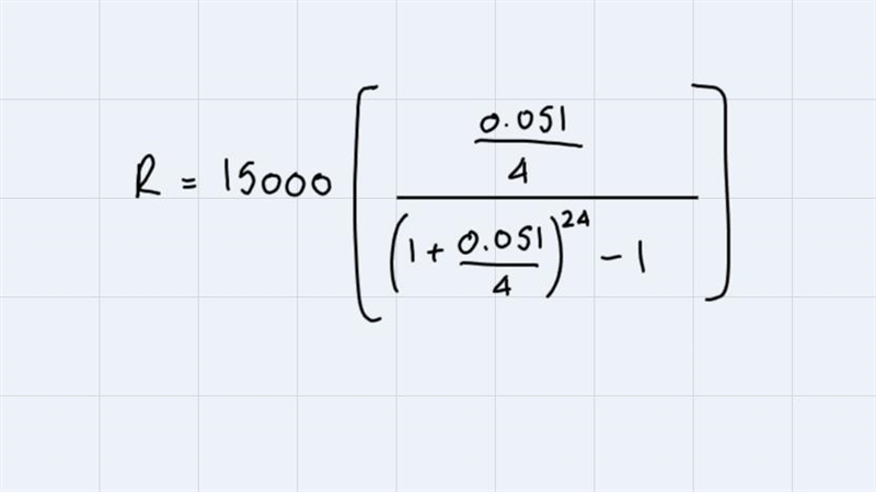 Calculate the value of R, without rounding any intermediate values, round your final-example-1