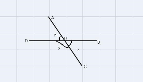 Determine the measures of angles x, y, and z: x = 75°95°105°° y = 75°95°105°° z = 75°95°105°°-example-1