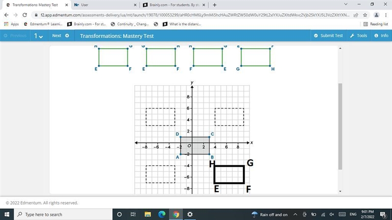 Drag the correct image to the correct location on the graph. Not all quadrilaterals-example-1