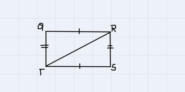 in rectangle QRST , QS = 3x+7 and RT = 5X-3.find the lengths of the diagonals of QRSTeach-example-1