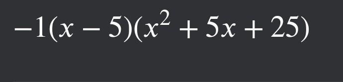 How do you factor 125-x^3?-example-1