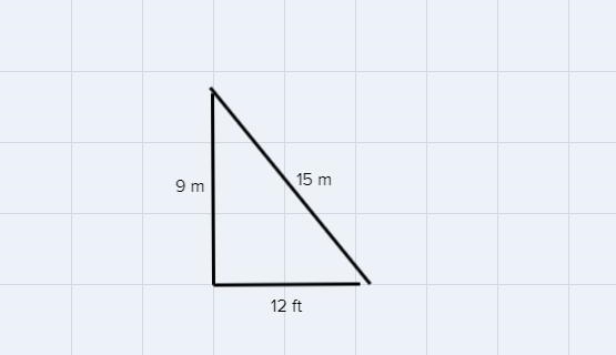 As a landscaper, you are asked to create a flower garden in the shape of a right triangle-example-1