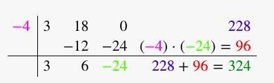 3x3 + 18x2 + 232 – 4 is + divided by x + 4-example-1