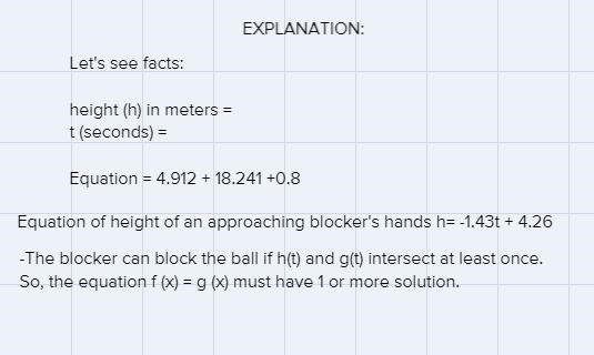 A punter kicks a football. Its height (h) in meters, t seconds after the kick is givenby-example-4